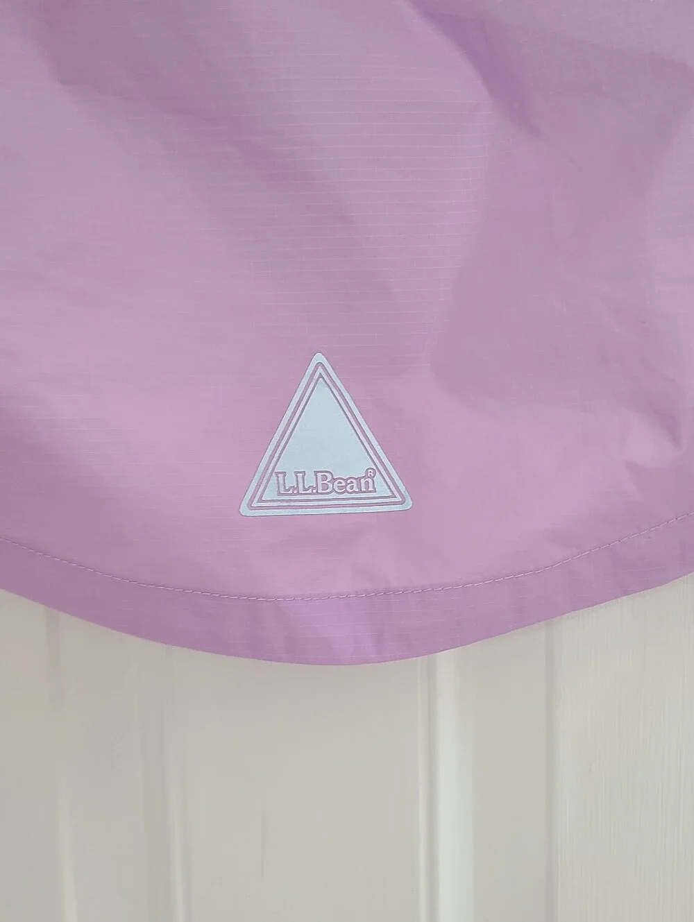 L.L. Bean Girls Wind and Rain Jacket Size Small 8 Purple Waterproof